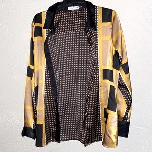 CALVIN KLEIN LIMITED ED. BUTTON UP TOP